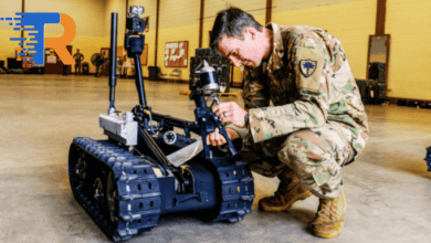 Robots used in the military